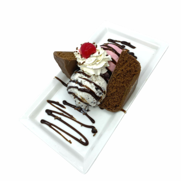 Brownie Con Helado