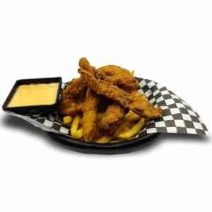 Pollo crispy con papas